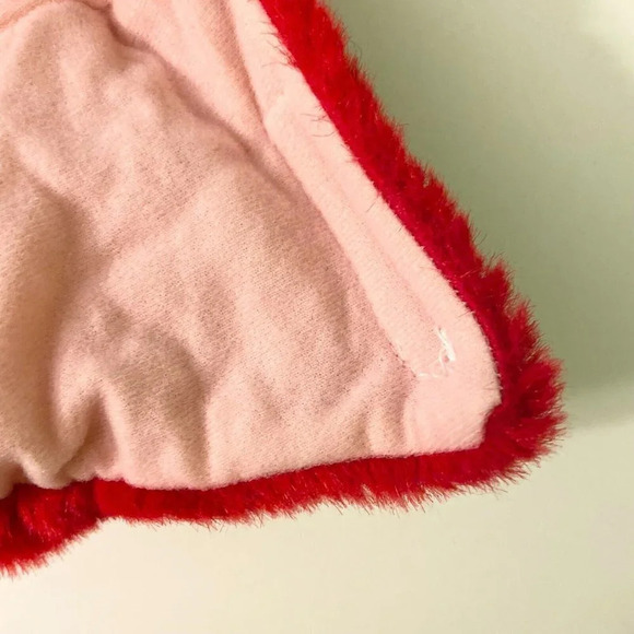 Vintage Kids Red Bird Hood Hat Made in  Taiwan One Size Mask - Picture 10 of 15